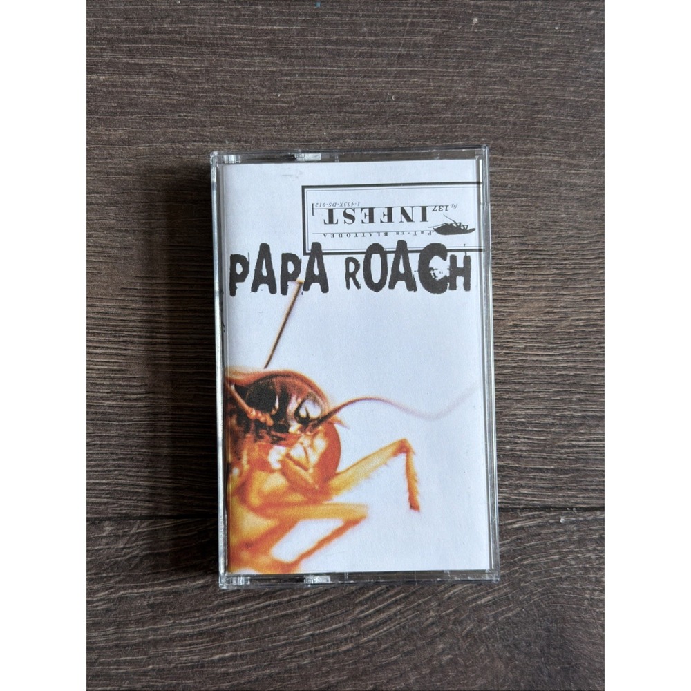 Papa Roach Infest Cassette Tape 2000 DreamWorks Vintage Rock Album Binge USA